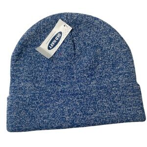 Old Navy Classic Knit Beanie (Size:OS, Color:Blue/Gray)